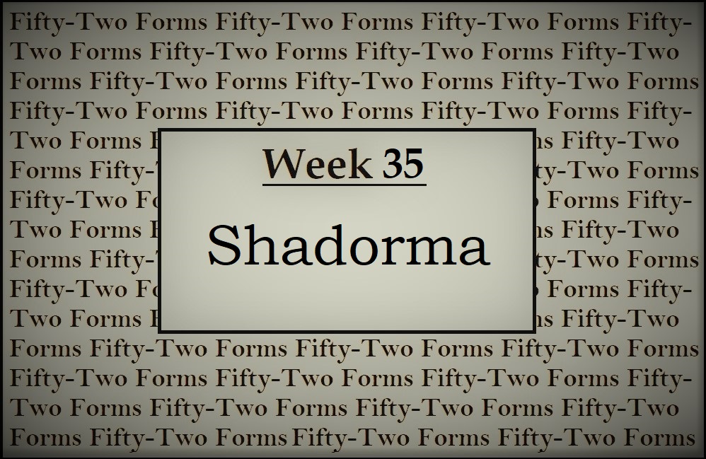 Shadorma Examples Week Thirty-Five: Shadorma – Astra Poetica